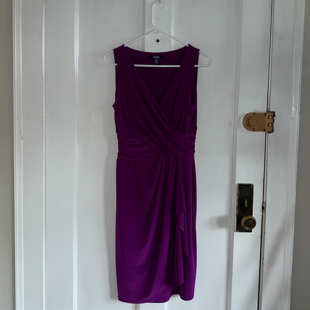 Medium elegant purple and plum dress from Chaps